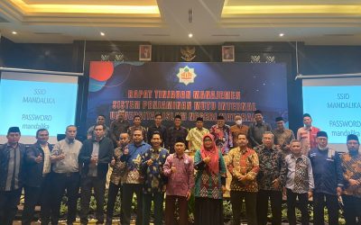 Menggelar Rapat Tinjauan Manajemen sebagai salah satu bentuk kegiatan sistem penjaminan mutu internal