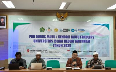 Meningkatkan Penjaminan Mutu, LPM UIN Mataram Selenggarakan FGD Gugus Mutu/Kendali Mutu Fakultas