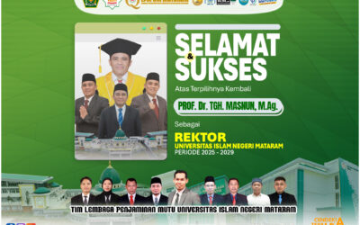 Prof. Dr. H. Masnun, M.Ag. Kembali Jabat Rektor UIN Mataram 2025–2029