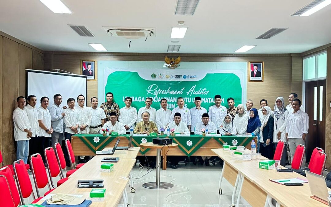Refreshment Auditor Internal, LPM (Lembaga Penjamin Mutu) UIN Mataram Gandeng PT. Decra Group Indonesia untuk Meningkatkan Kompetensi Auditor Internal Berbasis Digital